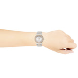 Versace Greca Quartz White Dial Two Tone Steel Strap Watch For Women - VEVH01020 Authentic Buy Shop Now