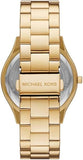 Michael Kors Runway Gold Dial Gold Steel Strap Watch For Women - MK4732 Authentic Buy Shop Now