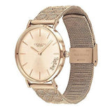 Coach Perry Rose Gold Dial Rose Gold Mesh Bracelet Watch for Women - 14503343 Authentic Buy Shop Now