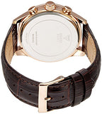 Guess Analog Chronograph Brown Dial Brown Leather Strap Watch For Men - W14052G2 Authentic Buy Shop Now