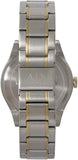 Armani Exchange Nico Quartz Blue Dial Two Tone Steel Strap Watch For Men - AX2332 Authentic Buy Shop Now