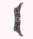 Fossil Garrett Chronograph Grey Dial Grey Steel Strap Watch for Men - FS5621 Authentic Buy Shop Now