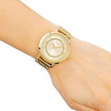 Guess Montauk Gold Dial Gold Steel Strap Watch for Women - W0933L2 Authentic Buy Shop Now