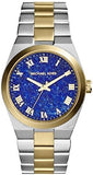 Michael Kors Channing Blue Dial Two Tone Steel Strap Watch For Women - MK5893 Authentic Buy Shop Now