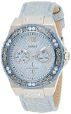 Guess Limelight Quartz Blue Dial Blue Leather Strap Watch For Men - W0775l1 Authentic Buy Shop Now