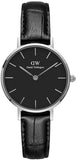 Daniel Wellington Classic Petite Reading Black Dial Black Leather Strap Watch For Women - DW00100235 Authentic Buy Shop Now