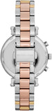 Michael Kors Sofie Chronograph White Dial Two Tone Steel Strap Watch For Women - MK6688 Authentic Buy Shop Now