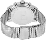 Tommy Hilfiger Jake Quartz White Dial Silver Mesh Bracelet Watch for Men - 1791233 Authentic Buy Shop Now