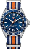 Tag Heuer Formula 1 Quartz Chronograph Blue Dial Two Tone NATO Strap Watch for Men - CAZ1010.FC8196 Authentic Buy Shop Now