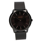 Calvin Klein Minimal Black Dial Black Mesh Bracelet Watch for Men - K3M21421 Authentic Buy Shop Now