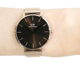 Daniel Wellington Petite Amber Brown Dial Rose Gold Mesh Strap Watch for Women - DW00100478 Authentic Buy Shop Now