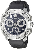 Versace Dylos Analog Black Dial Black Leather Strap Watch for Men - VQC010015 Authentic Buy Shop Now