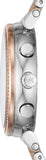 Michael Kors Sofie Chronograph White Dial Two Tone Steel Strap Watch For Women - MK6688 Authentic Buy Shop Now