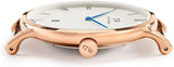 Daniel Wellington Dapper Durham White Dial Brown Leather Strap Watch For Men - DW00100115 Authentic Buy Shop Now