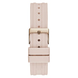 Guess Heiress Diamonds Rose Gold Dial Pink Rubber Strap Watch for Women - GW0407L3 Authentic Buy Shop Now