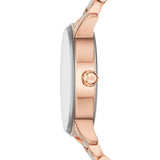 Michael Kors Kinley Rose Gold Dial Rose Gold Steel Strap Watch for Women - MK6210 Authentic Buy Shop Now