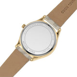 Michael Kors Jaycie Quartz Gold Dial White Leather Strap Watch for Women - MK2861 Authentic Buy Shop Now