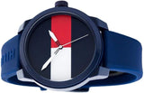 Tommy Hilfiger Denim Quartz Blue Dial Blue Rubber Strap Watch for Men - 1791322 Authentic Buy Shop Now