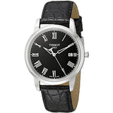 Tissot Classic Dream Black Dial Black Leather Strap Watch for Men - T033.410.16.053.01 Authentic Buy Shop Now