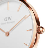 Daniel Wellington Roselyn 3A Petite White Dial Red NATO Strap Watch For Women - DW00100293 Authentic Buy Shop Now
