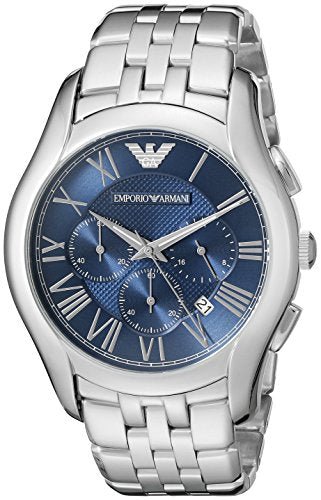 Emporio Armani Classic Navy Blue Dial Stainless Steel Watch For Men - AR1787 Authentic Buy Shop Now