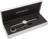 Emporio Armani Interchangeable Analog Mother of Pearl Dial Silver Steel Strap Watch For Women - AR80020 Authentic Buy Shop Now