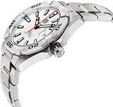 Tag Heuer Aquaracer Automatic White Dial Silver Steel Strap Watch for Men - WBD2111.BA0928 Authentic Buy Shop Now