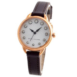 Marc Jacobs Betty White Dial Brown Leather Strap Watch for Women - MJ1481 Authentic Buy Shop Now