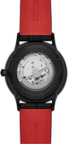 Emporio Armani Meccanico Skeleton Black Dial Black Leather Strap Watch For Men - AR60046 Authentic Buy Shop Now