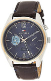 Tommy Hilfiger Deacan Blue Dial Brown Leather Strap Watch for Men - 1791549 Authentic Buy Shop Now