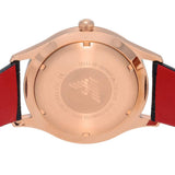 Emporio Armani Classic Silver Dial Blue Leather Strap Watch For Men - AR11131 Authentic Buy Shop Now