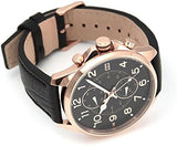 Tommy Hilfiger Dean Chronograph Quartz Black Dial Black Leather Strap Watch for Men - 1791273 Authentic Buy Shop Now