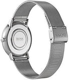 Hugo Boss Legacy Grey Dial Silver Mesh Bracelet Watch for Men - 1513673 Authentic Buy Shop Now