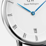 Daniel Wellington Dapper Reading Quartz White Dial Black Leather Strap Watch For Women - DW00100117 Authentic Buy Shop Now