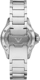 Emporio Armani Diver Automatic Green Dial Silver Steel Strap Watch For Men - AR60061 Authentic Buy Shop Now