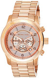 Michael Kors Runway Chronograph Rose Gold Dial Rose Gold Steel Strap Watch for Men - MK8096 Authentic Buy Shop Now