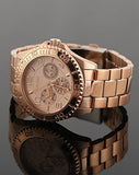 Guess BFF Multifunction Rose Gold Dial Rose Gold Steel Strap Watch for Women - W0231L4 Authentic Buy Shop Now
