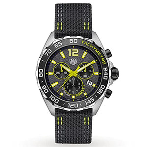 Tag Heuer Formula 1 Chronograph Grey Dial Black Nylon Strap Watch for Men - CAZ101AG.FC8304 Authentic Buy Shop Now