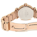 Coach Madison White Dial Rose Gold Steel Strap Watch for Women - 14502398 Authentic Buy Shop Now