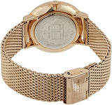 Tommy Hilfiger Brooklyn Grey Dial Gold Mesh Bracelet Watch for Men - 1791506 Authentic Buy Shop Now