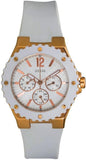 Guess Overdrive Analog White Dial White Rubber Strap Watch for Women - W10614L2 Authentic Buy Shop Now