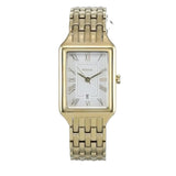 Fossil Raquel Three Hand Date White Dial Gold Steel Strap Watch For Women - ES5220 Authentic Buy Shop Now