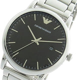 Emporio Armani Luigi Quartz Black Dial Silver Steel Strap Watch For Men - AR2499 Authentic Buy Shop Now