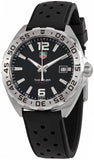 Tag Heuer Formula 1 Alarm Quartz Black Dial Black Rubber Strap Watch for Men - WAZ111A.FT8023 Authentic Buy Shop Now