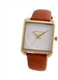 Michael Kors Lake White Dial Brown Leather Strap Watch For Women - MK2584 Authentic Buy Shop Now