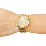 Guess Montauk Gold Dial Gold Steel Strap Watch for Women - W0933L2 Authentic Buy Shop Now