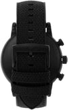 Emporio Armani Luigi Analog Black Dial Black Leather Strap Watch For Men - AR11450 Authentic Buy Shop Now
