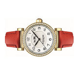 Coach Madison White Dial Red Leather Strap Watch for Women - 14502400 Authentic Buy Shop Now