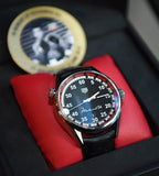 Tag Heuer Carrera Muhammad Ali Calibre 5 Black Dial Black Leather Strap Watch for Men - WAR2A11.FC6337 Authentic Buy Shop Now