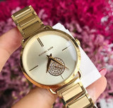 Michael Kors Portia Gold Dial Gold Steel Strap Watch for Women - MK3639 Authentic Buy Shop Now
